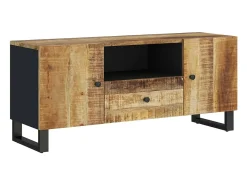 vidaxl Móvel De Tv*Móvel de TV 105x33,5x46 cm mangueira maciça/derivados madeira Castanho