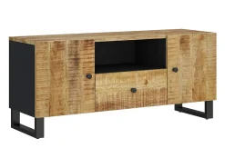 vidaxl Móvel De Tv*Móvel de TV 105x33,5x46 cm mangueira maciça/derivados madeira Castanho