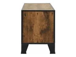 vidaxl Móvel De Tv*Móvel de TV 105x36x47 cm metal e MDF rústico Castanho