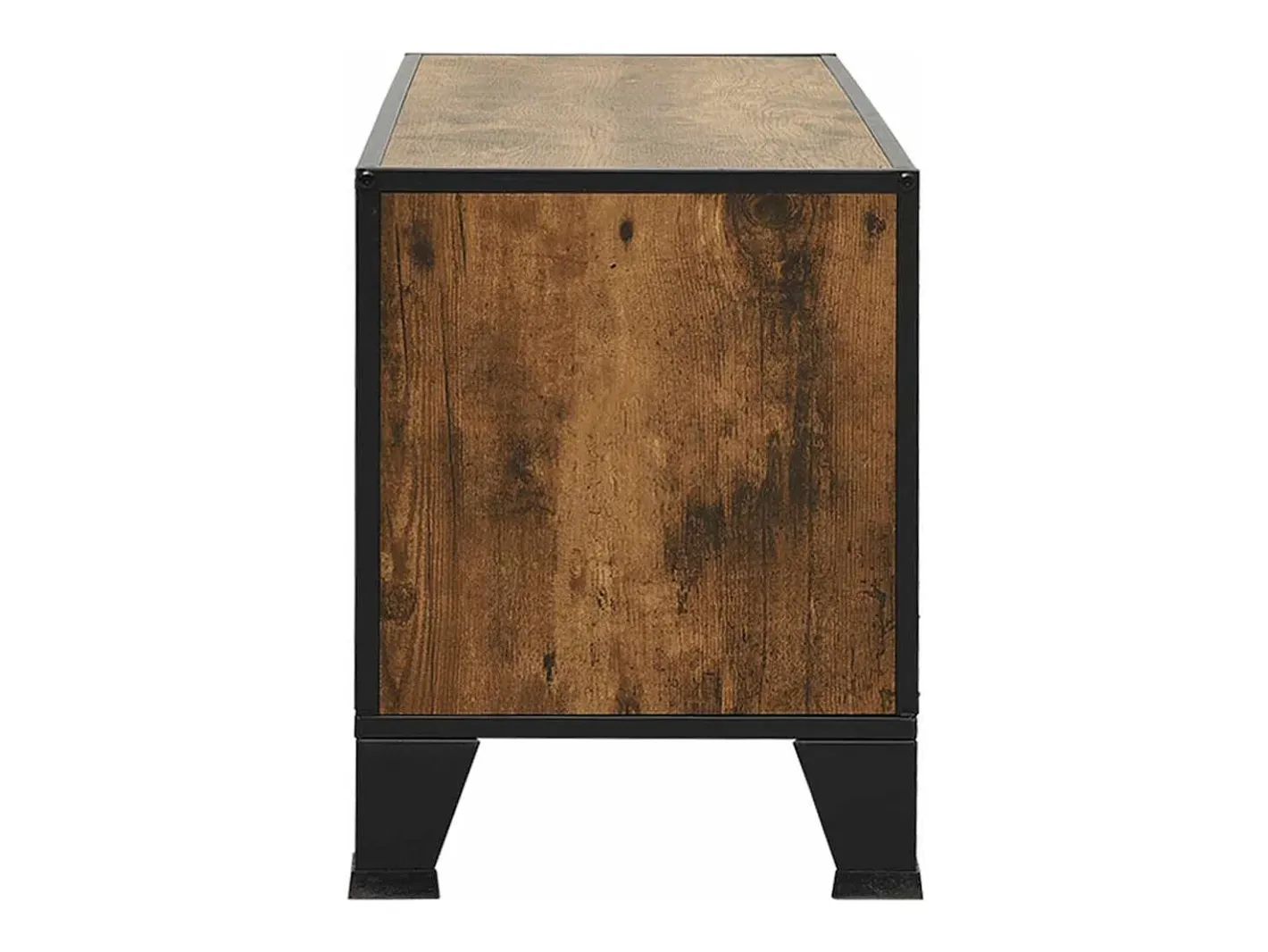 vidaxl Móvel De Tv*Móvel de TV 105x36x47 cm metal e MDF rústico Castanho