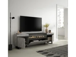 New Móvel de TV, 200x35x57cm, Para televisores até 80