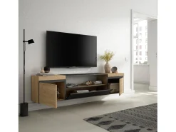 Skraut Home Móvel De Tv*Móvel de TV, 200x35x45cm, Para televisores até 80