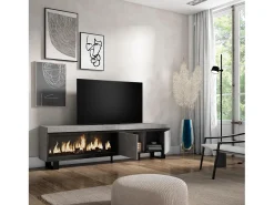 Móvel de TV, 208x35x57cm, Para televisores até 80