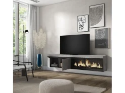 Skraut Home Móvel De Tv*Móvel de TV, 208x35x45cm, Para televisores até 80