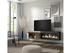 Skraut Home Móvel De Tv*Móvel de TV, 208x35x45cm, Para televisores até 80