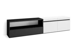 Sale Móvel de TV, 200x35x45cm, Para televisores até 80", Estante para TV, e preto Móvel De Tv