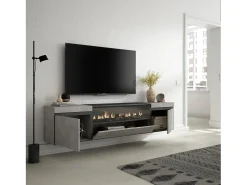Skraut Home Móvel De Tv*Móvel de TV, 200x35x45cm, Para televisores até 80