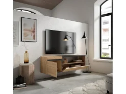 New Móvel de TV, 150x35x45cm, Para televisores até 65