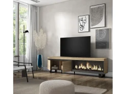 Skraut Home Móvel De Tv*Móvel de TV, 208x35x57cm, Para televisores até 80