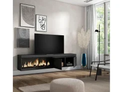 Skraut Home Móvel De Tv*Móvel de TV, 208x35x45cm, Para televisores até 80