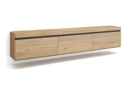 Móvel de TV, 240x35x45cm, Suspensos, Carvalho*Skraut Home