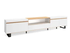Móvel de TV, 288x35x57cm, TV de grande formato, Design industrial, e Carvalho soft*Skraut Home Clearance