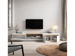 Móvel de TV, 288x35x45cm, TV de grande formato, Estante para TV, e Carvalho soft^Skraut Home