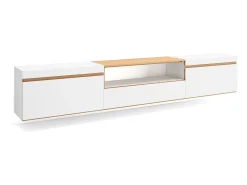 Móvel de TV, 260x35x45cm, TV de grande formato, Suspensos, e Carvalho soft^Skraut Home Outlet