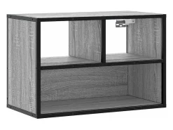 vidaxl Móvel De Tv*Móvel p/ TV 60x31x39,5 cm deriv. madeira/metal sonoma Cinzento