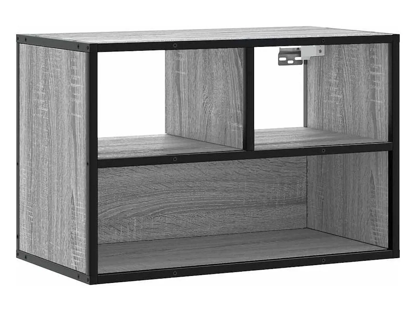 vidaxl Móvel De Tv*Móvel p/ TV 60x31x39,5 cm deriv. madeira/metal sonoma Cinzento
