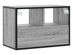 vidaxl Móvel De Tv*Móvel p/ TV 60x31x39,5 cm deriv. madeira/metal sonoma Cinzento