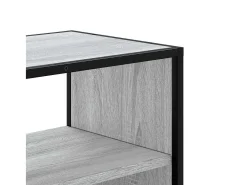 vidaxl Móvel De Tv*Móvel p/ TV 60x31x39,5 cm deriv. madeira/metal sonoma Cinzento