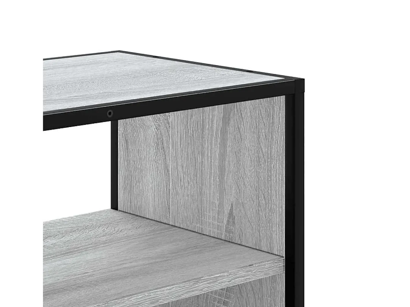 vidaxl Móvel De Tv*Móvel p/ TV 60x31x39,5 cm deriv. madeira/metal sonoma Cinzento