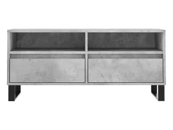 vidaxl Móvel De Tv*Móvel p/ TV 100x34,5x44,5cm derivados de madeira cinza cimento Cinzento