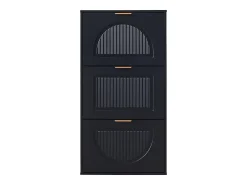 Móvel para sapatos moderno 60x24x114 cm - com 3 portas basculantes -*ModernLuxe New