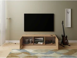 ITAMOBY Móvel De Tv*Móvel para TV 2 portas com vão aberto 150x40x40 cm Elios carvalho natural Castanho