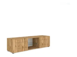 ITAMOBY Móvel De Tv*Móvel para TV 2 portas com vão aberto 150x40x40 cm Elios carvalho natural Castanho