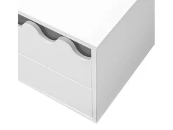 Móvel para TV moderno 170x40x45cm - com 4 portas - design ondulado - MDF + painéis de partículas -^ModernLuxe