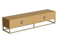 Móvel para TV 180x40x40 cm - 4 portas - Painéis de partículas - Natural*ModernLuxe Online