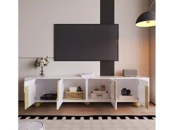 Móvel para TV 180x40x44 cm - 4 portas - MDF+aglomerado -^ModernLuxe Hot