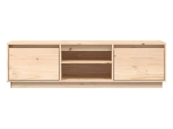 vidaxl Móvel De Tv*Móvel para TV 140x35x40 cm madeira de pinho maciça Castanho