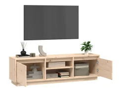 vidaxl Móvel De Tv*Móvel para TV 140x35x40 cm madeira de pinho maciça Castanho