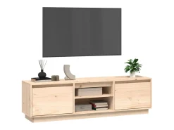 vidaxl Móvel De Tv*Móvel para TV 140x35x40 cm madeira de pinho maciça Castanho
