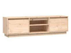 vidaxl Móvel De Tv*Móvel para TV 140x35x40 cm madeira de pinho maciça Castanho