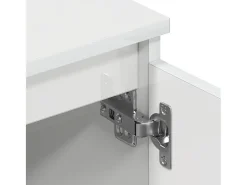 vidaxl Móvel De Tv*Móvel para TV 140x40x35,5cm derivados madeira brilhante Branco