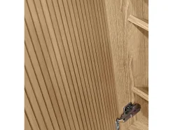 Sale Móvel sapateira/armário - A109cm x C90cm x P27cm carvalho dourado portas impression serrado - Narvik Móvel De Arrumação|Sapateira