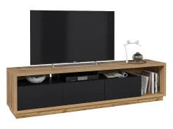 Móvel TV 3 gavetas Asten e madeira 200cm^Petits-Meubles Sale