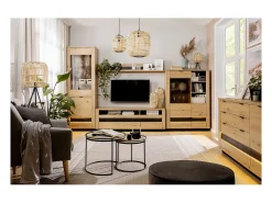 Móvel TV 2 gavetas Glenn madeira e 161cm*Petits-Meubles