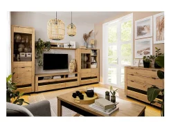 Móvel TV 2 gavetas Glenn madeira e 161cm*Petits-Meubles