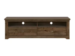 Discount Móvel TV 2 gavetas Noé madeira escura 153cm Móvel De Tv