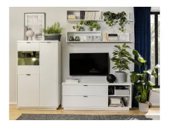 Móvel TV 2 gavetas Sven 156cm^Petits-Meubles Hot