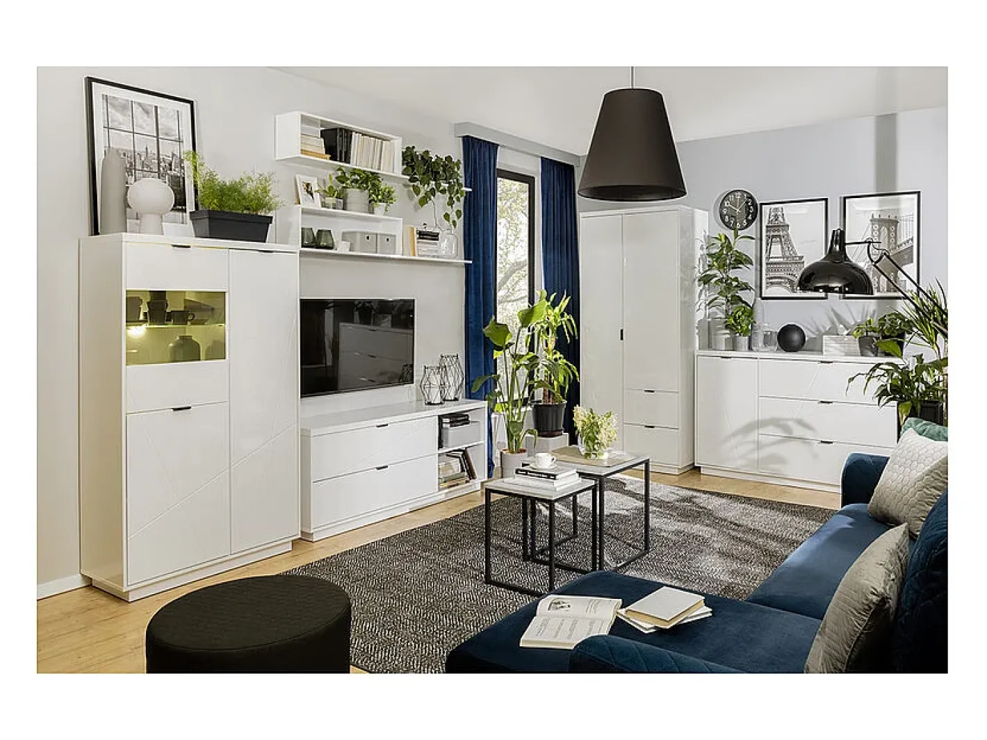 Móvel TV 2 gavetas Sven 156cm^Petits-Meubles Hot