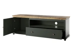 Petits-Meubles Móvel De Tv*Móvel TV 1 porta 1 gaveta Martin e madeira 181cm Verde