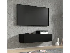 Petits-Meubles Móvel De Tv*Móvel TV 1 porta Bali mate 120cm Preto