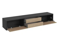 Móvel TV 2 portas 2 gavetas Idra madeira e 180cm^Petits-Meubles