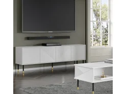Petits-Meubles Móvel De Tv*Móvel TV 4 portas Aglaé 180cm Branco