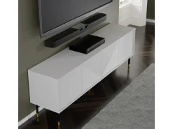 Petits-Meubles Móvel De Tv*Móvel TV 4 portas Aglaé 180cm Branco