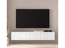 Petits-Meubles Móvel De Tv*Móvel TV 3 portas Aura 170cm Branco