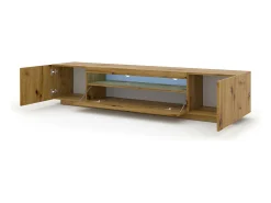 Furnlux Móvel De Tv*Móvel TV 3 portas Aurus madeira 200cm Creme