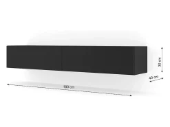 Best Móvel TV 2 portas Bali mate 180cm Móvel De Tv